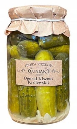OGÓRKI KISZONE KRÓLEWSKIE 710 g (410 g) - LUNIAK LUNIAK (przetwory warzywne, owocowe)