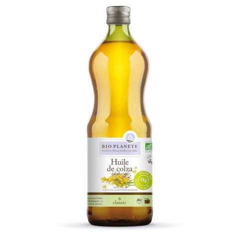 OLEJ RZEPAKOWY BEZWONNY OMEGA-3 BIO 1 L - BIO PLANETE BIO PLANETE (oleje i oliwy)