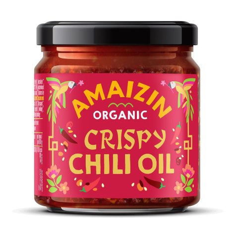OLEJ Z CHILI BIO 170 g - AMAIZIN AMAIZIN (napoje kokosowe, tortilla, chipsy, inne)