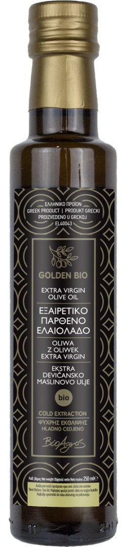 OLIWA Z OLIWEK EXTRA VIRGIN BIO 250 ml - BIOAGROS BIOAGROS (greckie produkty spożywcze)