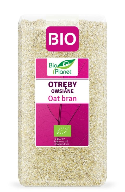 OTRĘBY OWSIANE BIO 300 g - BIO PLANET BIO PLANET - seria RÓŻOWA (płatki, otręby, musli)
