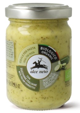 PESTO Z CUKINII BIO 130 g - ALCE NERO ALCE NERO (włoskie produkty)