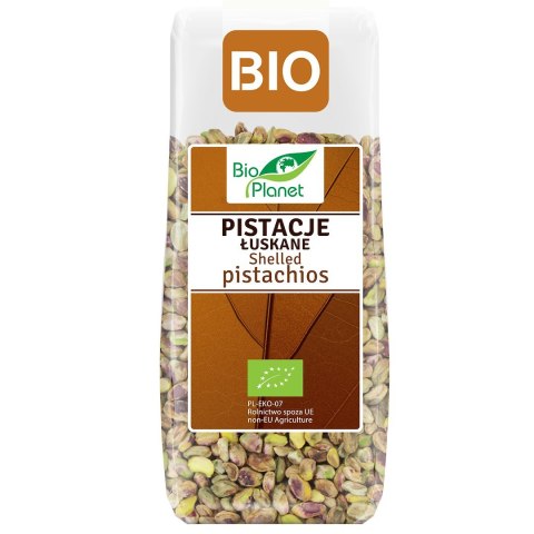 PISTACJE ŁUSKANE BIO 150 g - BIO PLANET BIO PLANET - seria BRĄZOWA (orzechy i pestki)