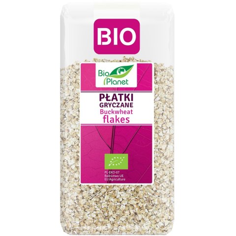 PŁATKI GRYCZANE BIO 300 g - BIO PLANET BIO PLANET - seria RÓŻOWA (płatki, otręby, musli)