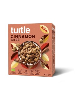 PODUSZKI ZBOŻOWE CYNAMONOWE BEZGLUTENOWE BIO 300 g - TURTLE TURTLE (owsianki, płatki)