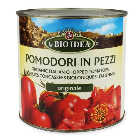 POMIDORY KROJONE BEZ SKÓRY BIO 2,5 kg - HORECA (LA BIO IDEA) HORECA BIO - pozostałe