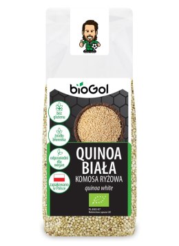 QUINOA BIAŁA (KOMOSA RYŻOWA) BEZGLUTENOWA BIO 250 g - BIOGOL BIOGOL (przekąski bez cukru, produkty śniadaniowe)