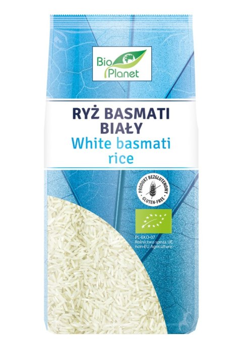 RYŻ BASMATI BIAŁY BEZGLUTENOWY BIO 500 g - BIO PLANET BIO PLANET - seria NIEBIESKA (ryże, kasze, ziarna)