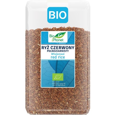 RYŻ CZERWONY PEŁNOZIARNISTY BIO 1 kg - BIO PLANET BIO PLANET - seria NIEBIESKA (ryże, kasze, ziarna)