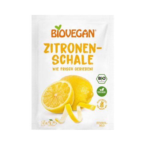 SKÓRKA CYTRYNY MIX BEZGLUTENOWA BIO 9 g - BIOVEGAN BIOVEGAN (dodatki do wypieków, drożdże)