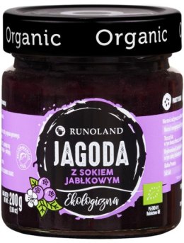 SŁODKA PRZEKĄSKA JAGODA BIO 200 g - RUNOLAND RUNOLAND (grzyby, zupy, przetwory)