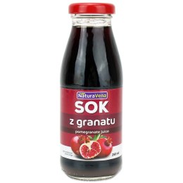 SOK Z GRANATU 100 % 250 ml - NATURAVENA NATURAVENA