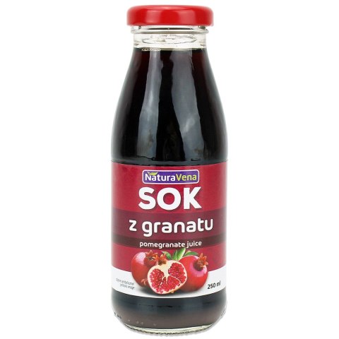 SOK Z GRANATU 100 % 250 ml - NATURAVENA NATURAVENA