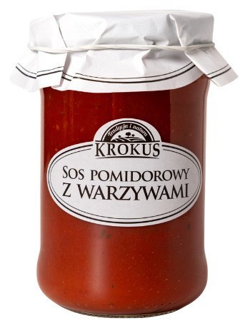 SOS POMIDOROWY Z WARZYWAMI BEZ DODATKU CUKRÓW 340 g - KROKUS KROKUS (przetwory owocowe i warzywne)