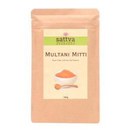 GLINKA KOSMETYCZNA DO TWARZY MULTANI MITTI 100 g - SATTVA (AYURVEDA) SATTVA (produkty z Indii)