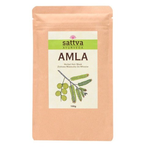 MASECZKA ZIOŁOWA DO WŁOSÓW AMLA 100 g - SATTVA (AYURVEDA) SATTVA (produkty z Indii)