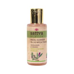 ŻEL DO MYCIA TWARZY DRZEWO SANDAŁOWE I KURKUMA 100 ml - SATTVA (AYURVEDA) SATTVA (produkty z Indii)